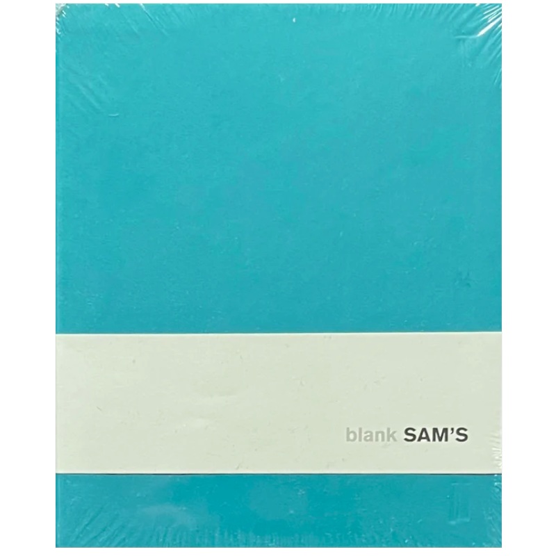 Sams Blank Notebook Turquoise