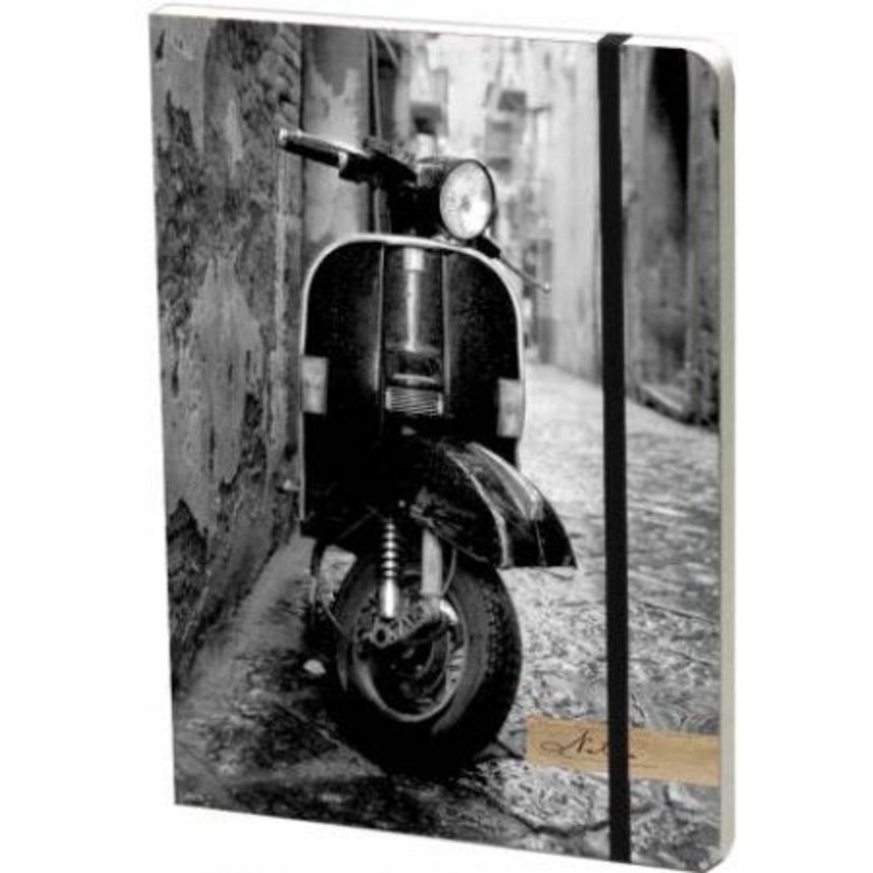 Elastic Journal Large: Italian Scooter