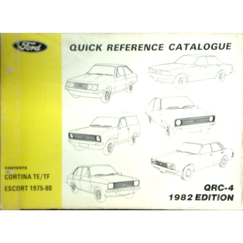 QRC-4 Quick Reference Catalogue