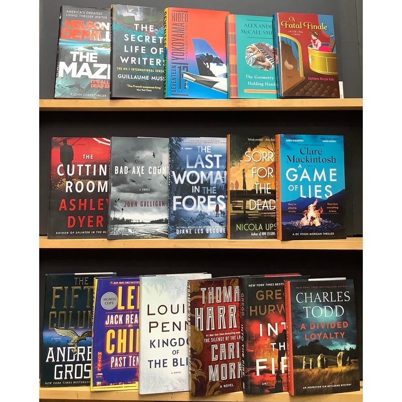 Hardcover Crime Fiction Bargain Book Box 2 (16 Books)
